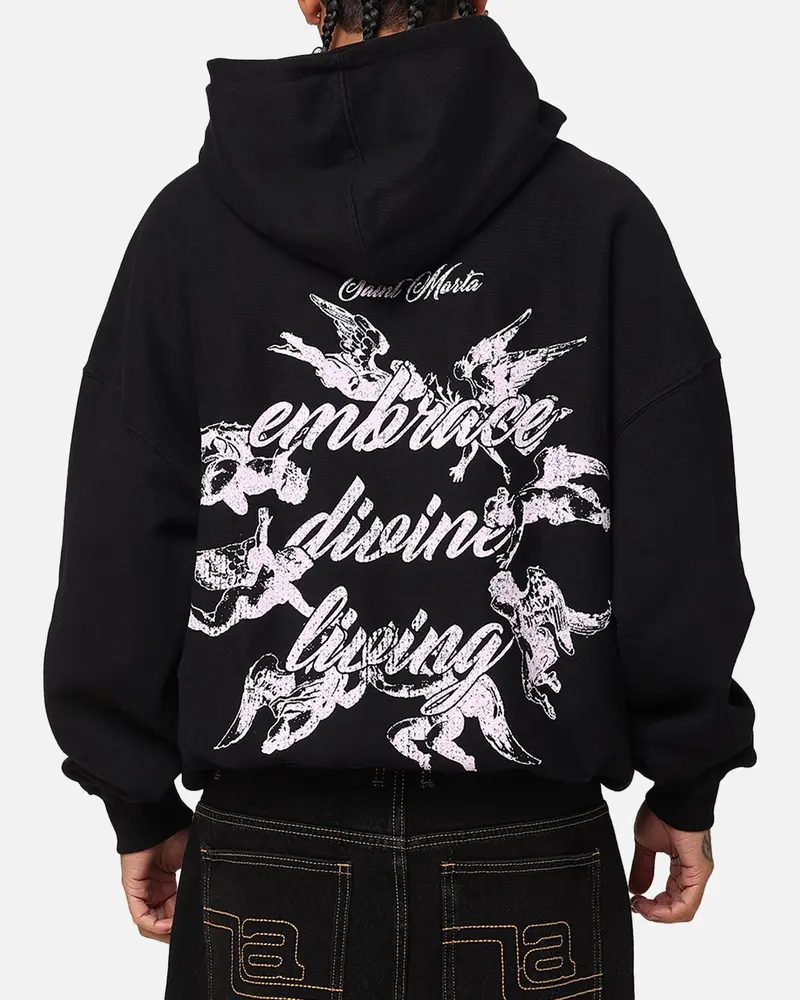 Saint Morta Divine Living Hoodie Black 1
