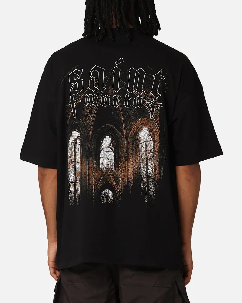 Saint Morta Divine Reverence T-Shirt Black 1