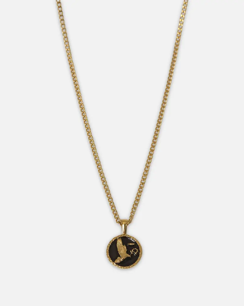Saint Morta Doves Pendant Chain Gold 1