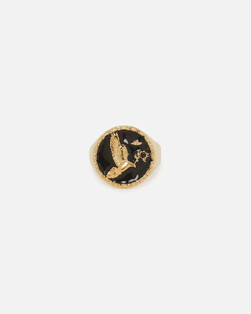 Saint Morta Doves Ring Gold 1