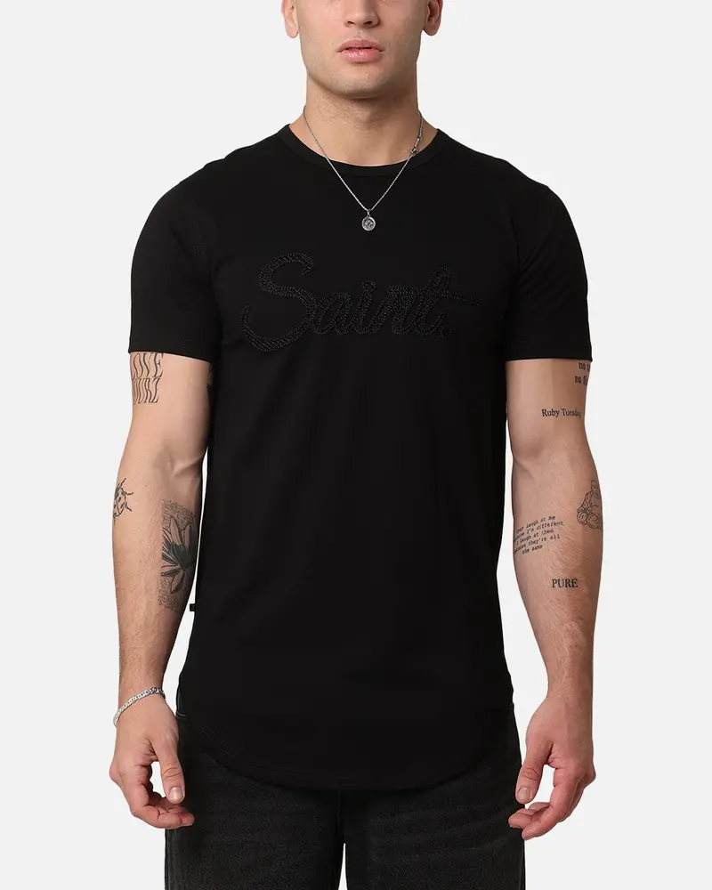 Saint Morta El Duplo Scribere T-Shirt Black 1