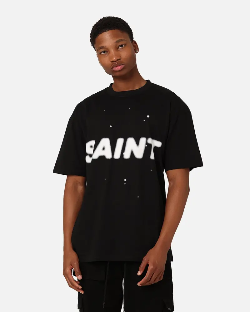 Saint Morta Faded T-Shirt Black 1