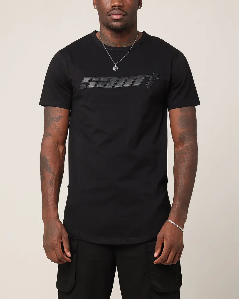 Saint Morta Faith El Duplo T-Shirt Black/Black 1