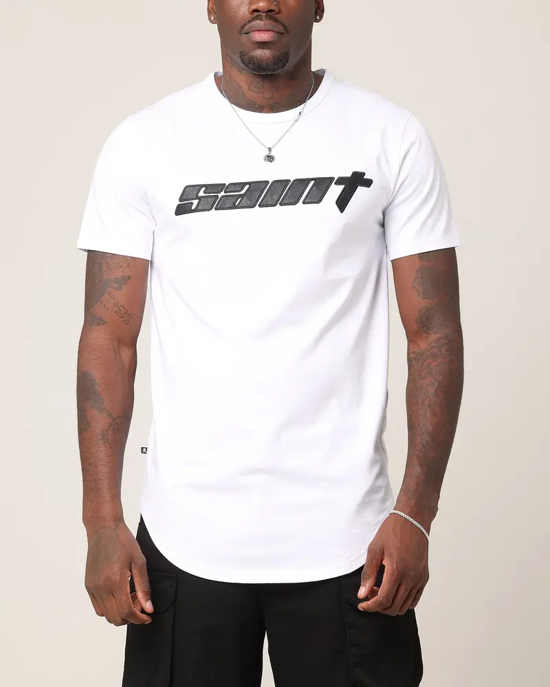 Saint Morta Faith El Duplo T-Shirt White/Black 1