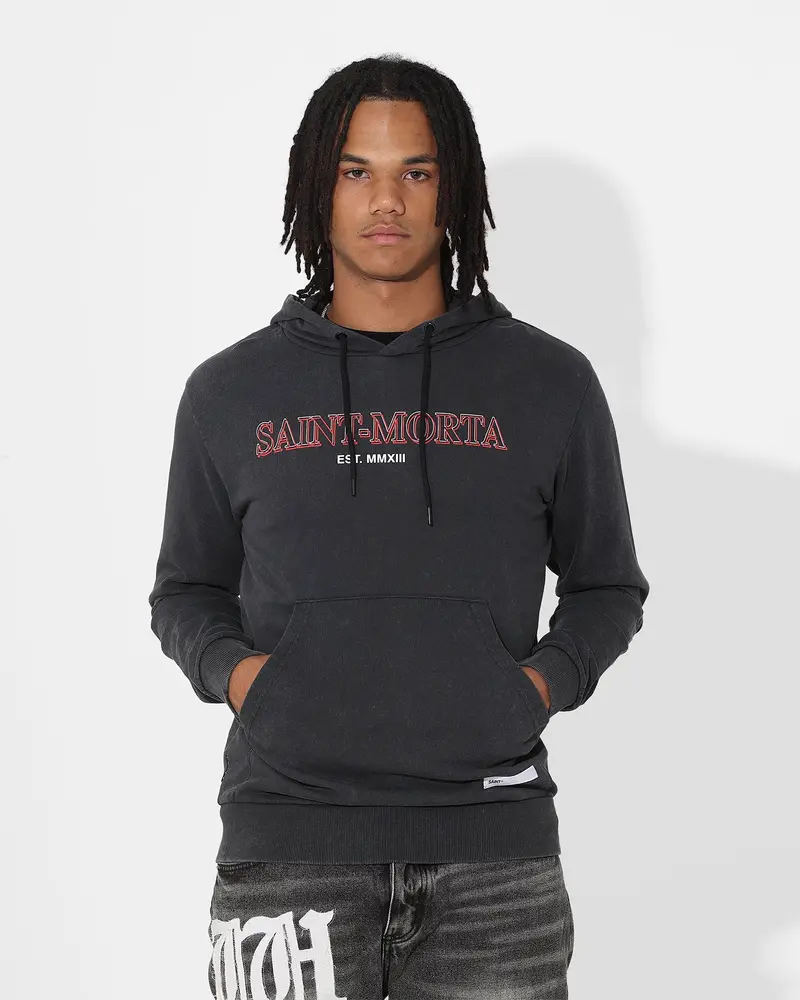 Saint Morta Finite New Age Hoodie Vintage Black 1