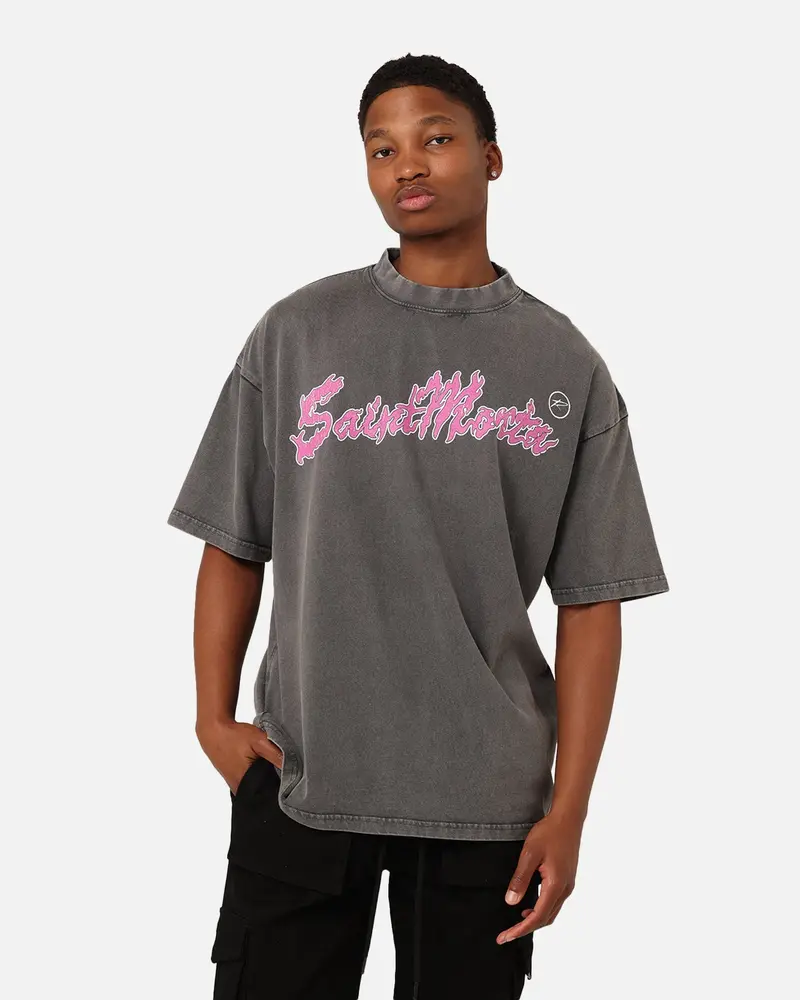 Saint Morta Firestarter T-Shirt Washed Charcoal 1