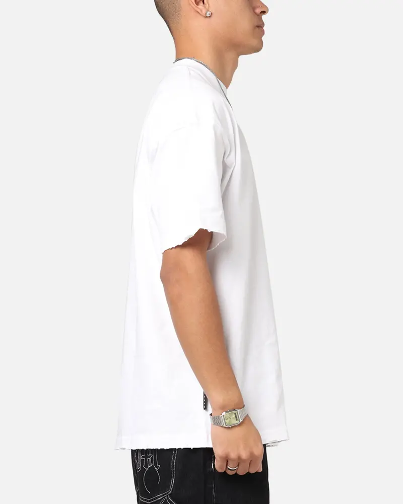 Saint Morta Fray Boxy T-Shirt White 4