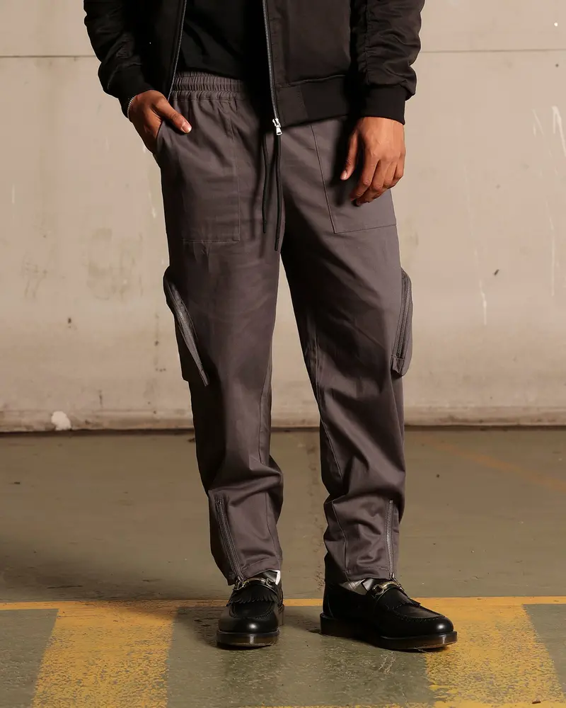 Saint Morta Gallery Zip Cargo Pants Slate 1