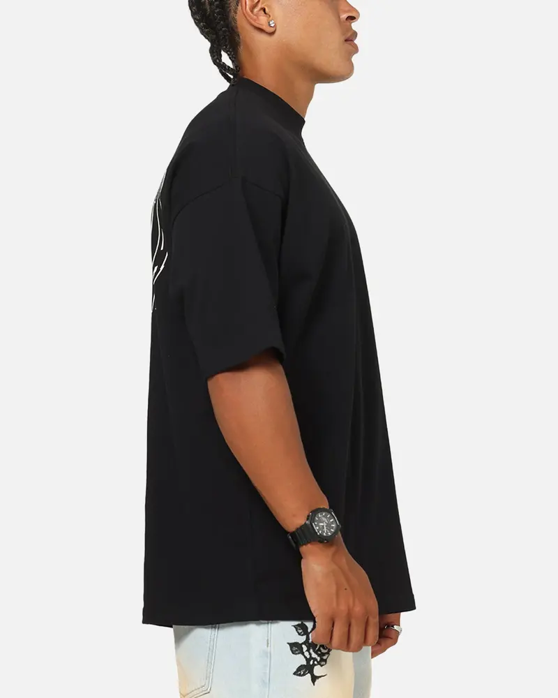 Saint Morta Global Boxy T-Shirt Black 5