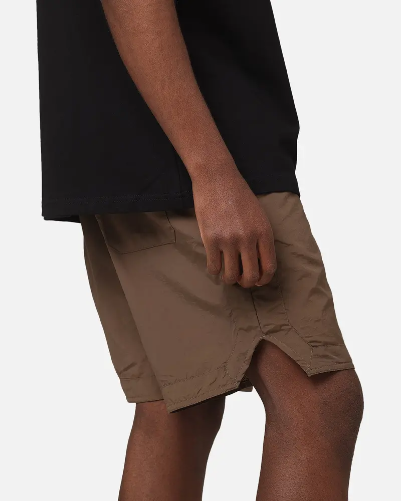 Saint Morta Gothic Nylon Shorts Chocolate 4