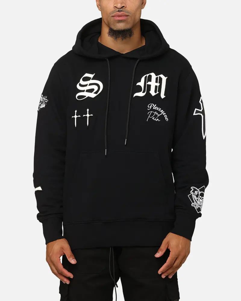 Saint Morta Graveyard V2 Hoodie Black/White 1
