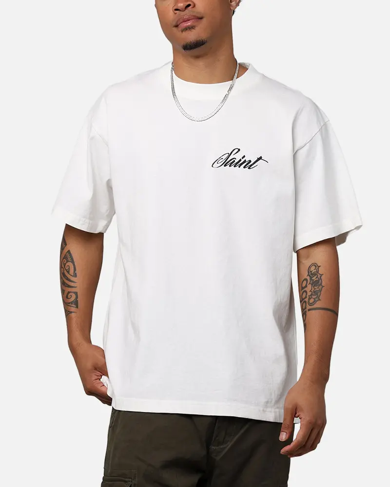 Saint Morta Guardian T-Shirt White 1
