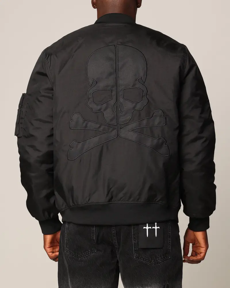 Saint Morta Hellfire Bomber Jacket Black 1