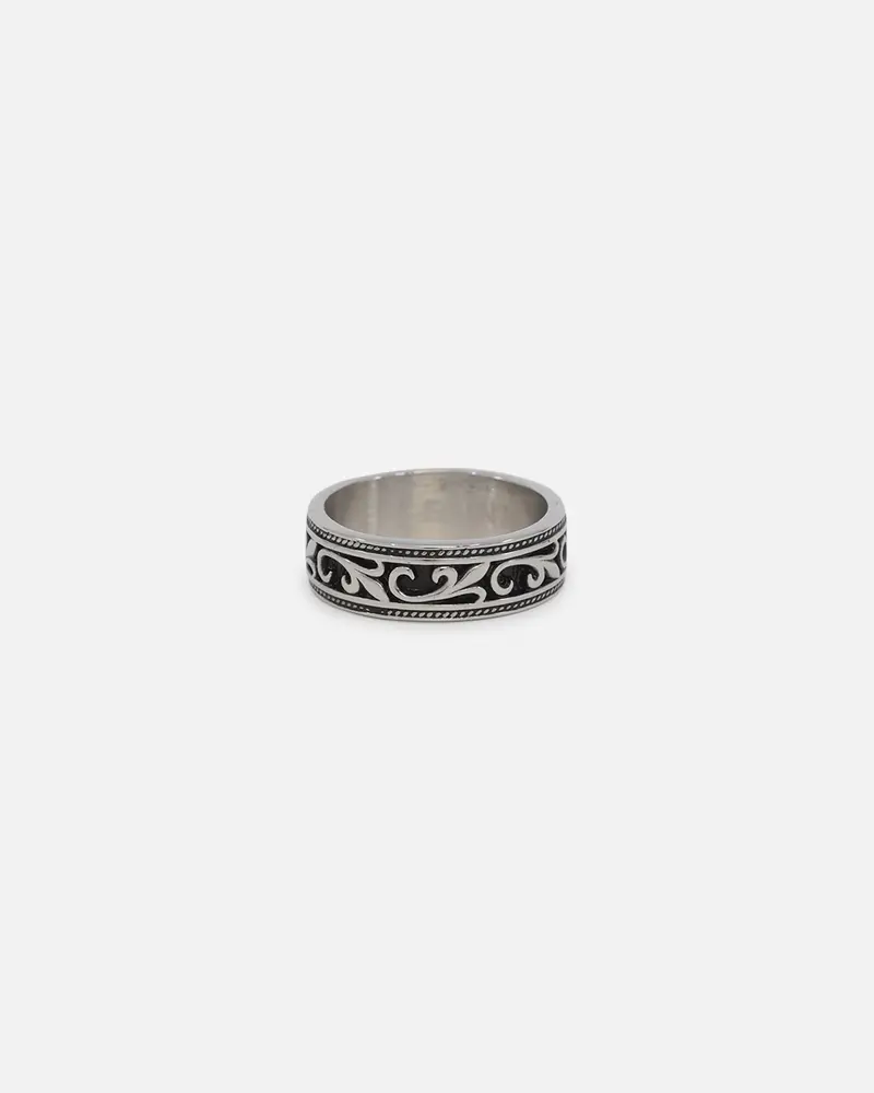 Saint Morta Heraldry Band Ring Stainless Steel 1