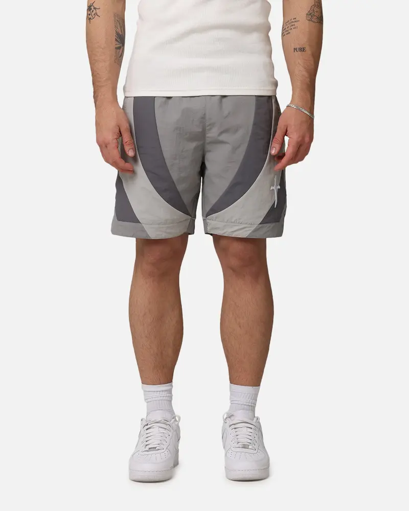 Saint Morta Holy Grail Nylon Shorts Grey 1