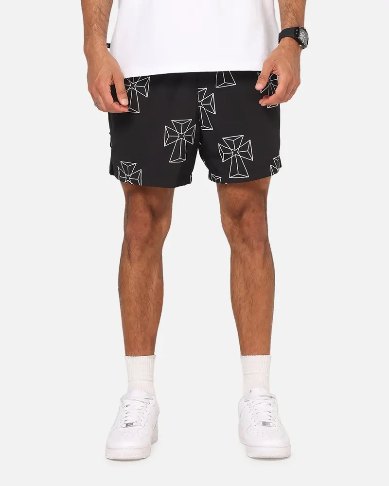 Saint Morta Holy Tide Beach Shorts Black 1