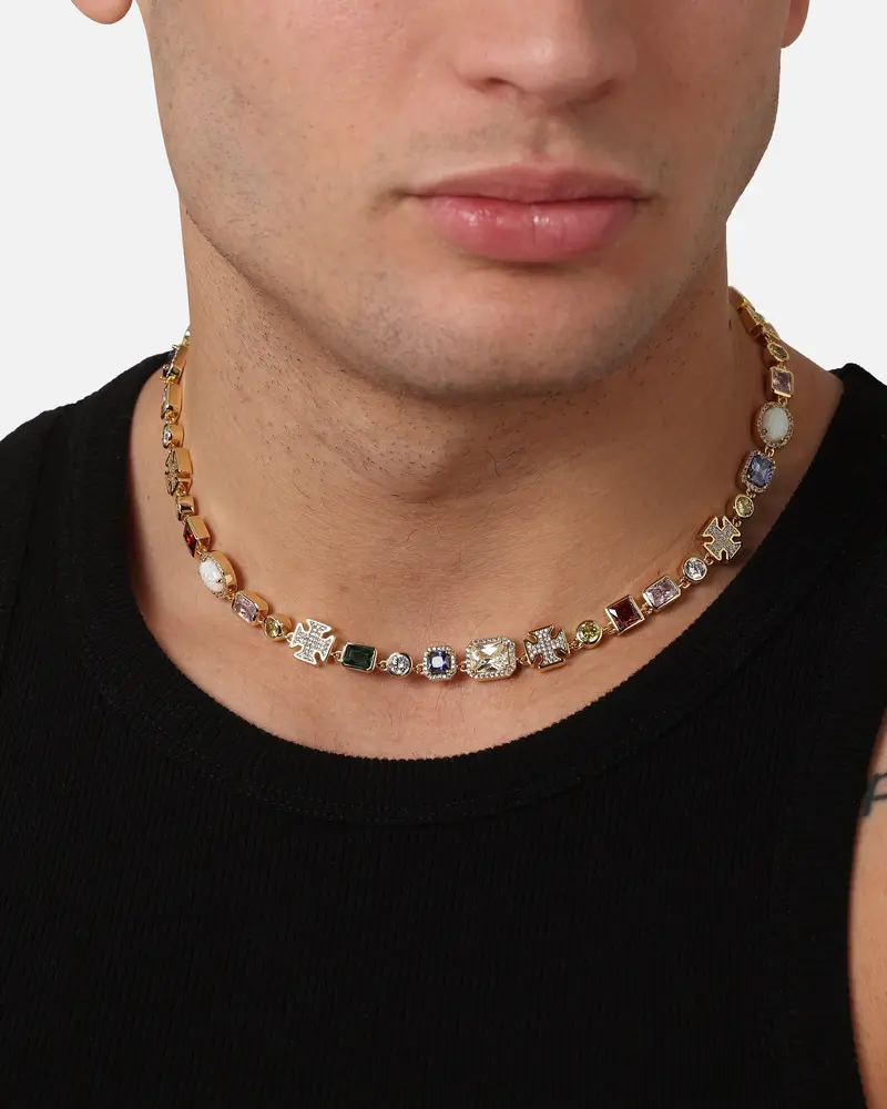 Saint Morta Iced Candy Chain Multi/Iced Gold 1