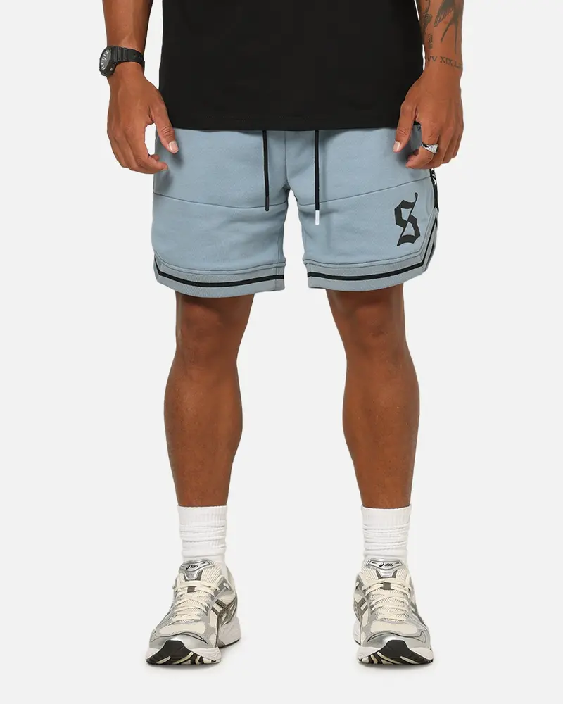 Saint Morta Icon X Fleece Shorts Denim Blue 1