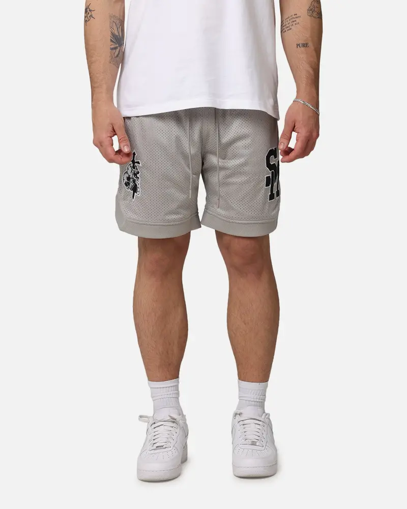Saint Morta La Rambla Basketball Shorts Light Grey 1