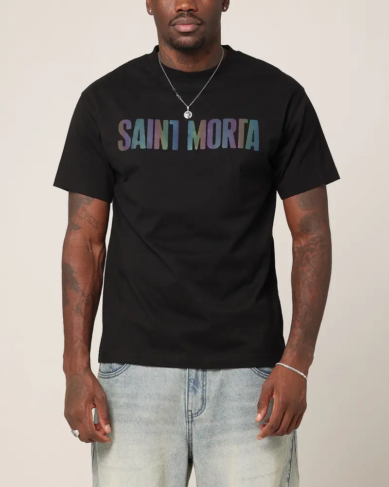 Saint Morta Lafayette V2 Ages T-Shirt Black/Iridescent 1
