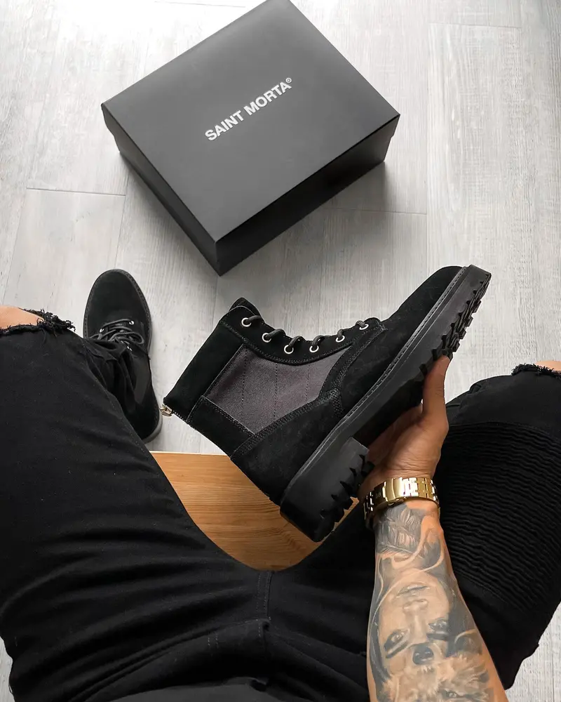 Saint Morta Legion Boot Black/Gold 1