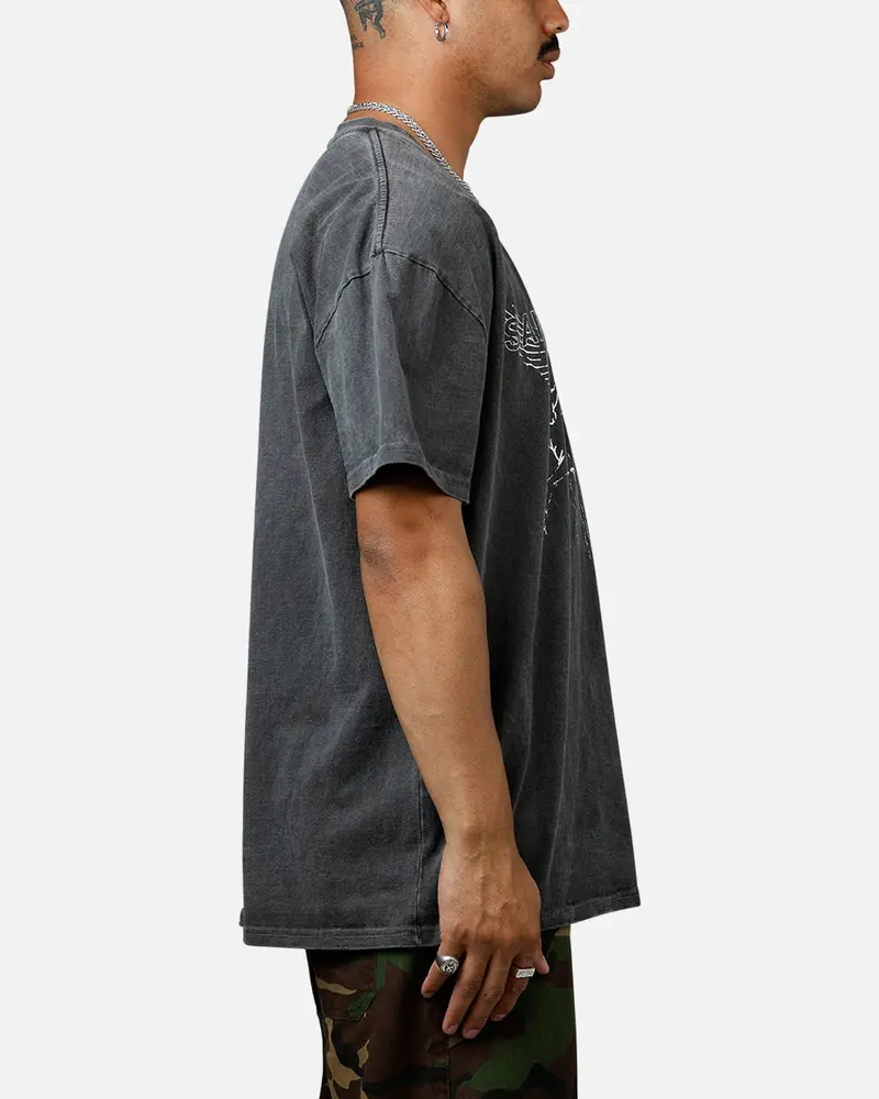 Saint Morta Liberty Boxy T-Shirt Black Wash 4
