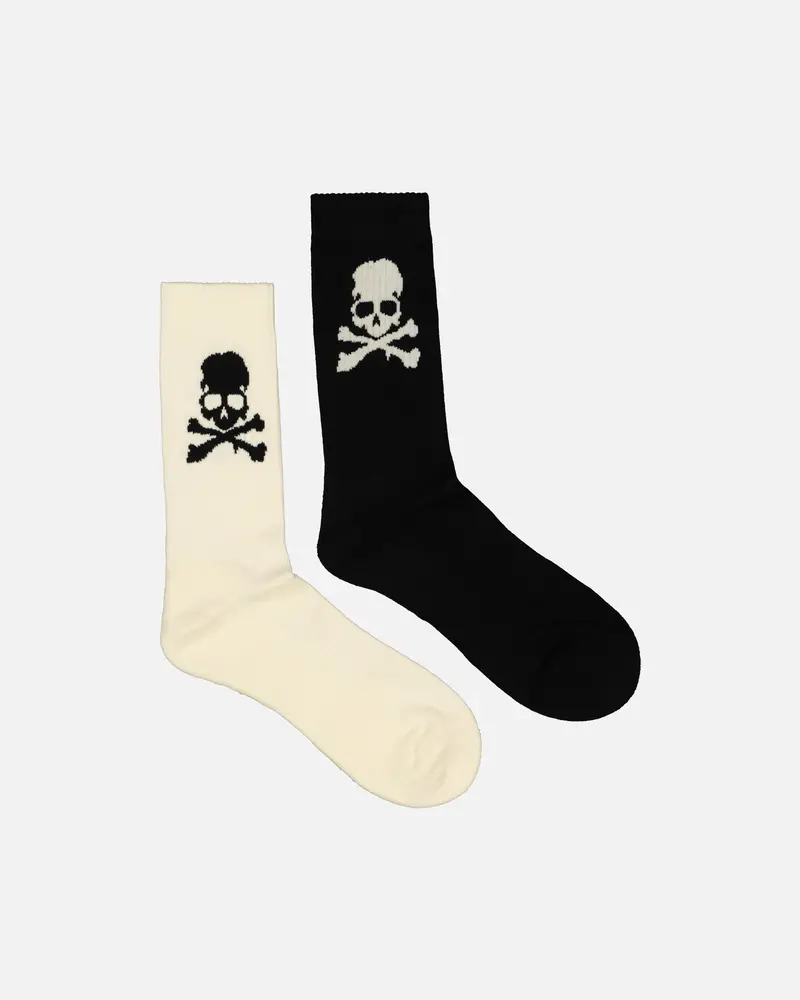 Saint Morta Maison Morta Sock 2 Pack Black/Off White 1