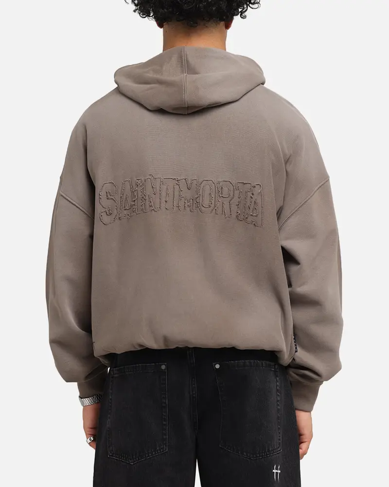 Saint Morta Manticore Boxy Hoodie Sunfade Brown 1