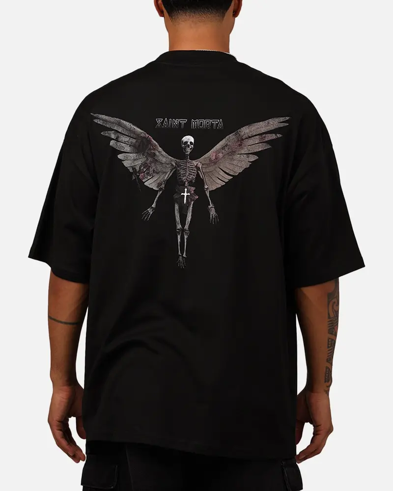 Saint Morta Momento Mori Mock T-Shirt Black 1