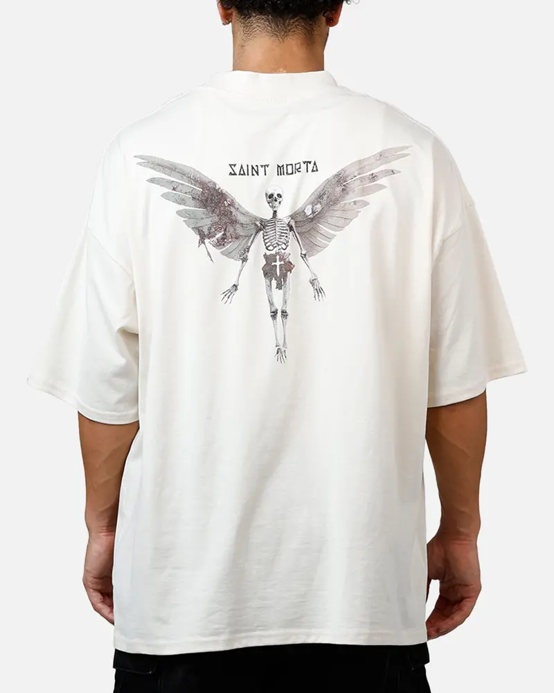Saint Morta Momento Mori Mock T-Shirt White 1
