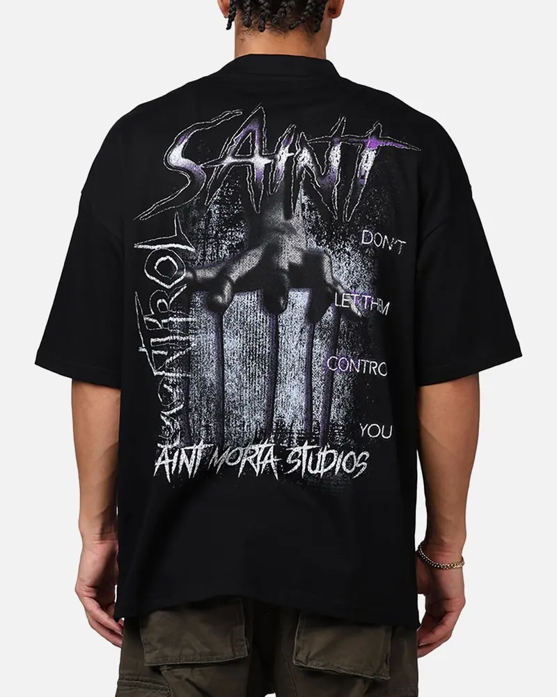 Saint Morta No Control T-Shirt Black 1