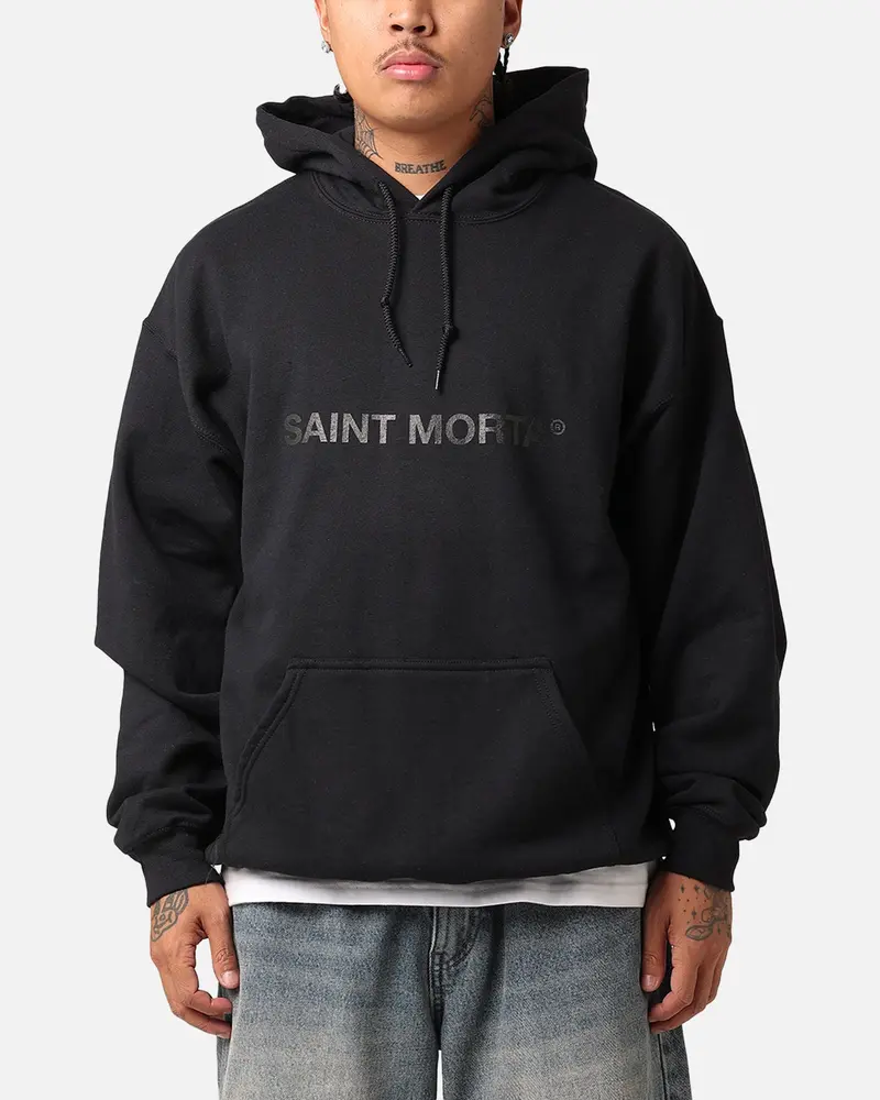 Saint Morta Official Hoodie Black/Black 1