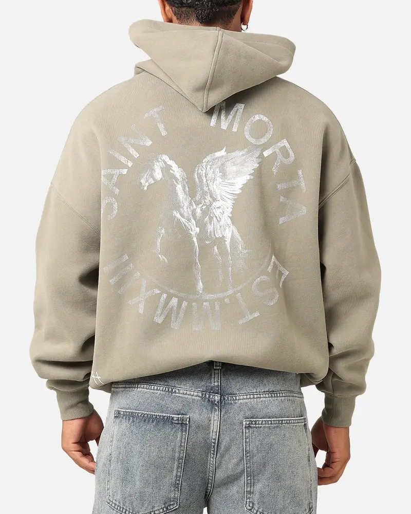 Saint Morta Pegasus Premium Hoodie Khaki 1
