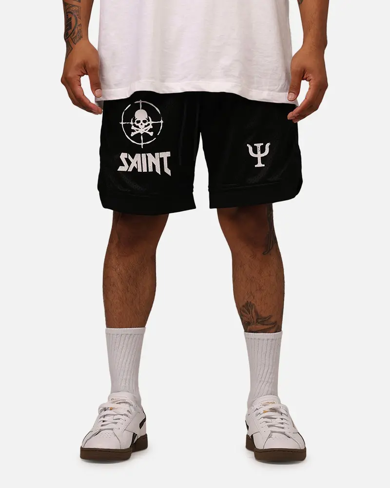 Saint Morta Post Humanous Basketball Short Black/White 1