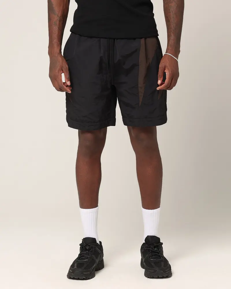 Saint Morta Rage Nylon Shorts Black/Brown 1