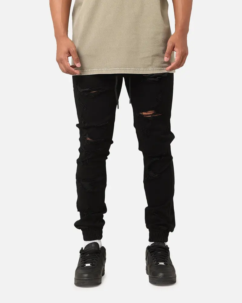 Saint Morta Riot Joggers Black 1