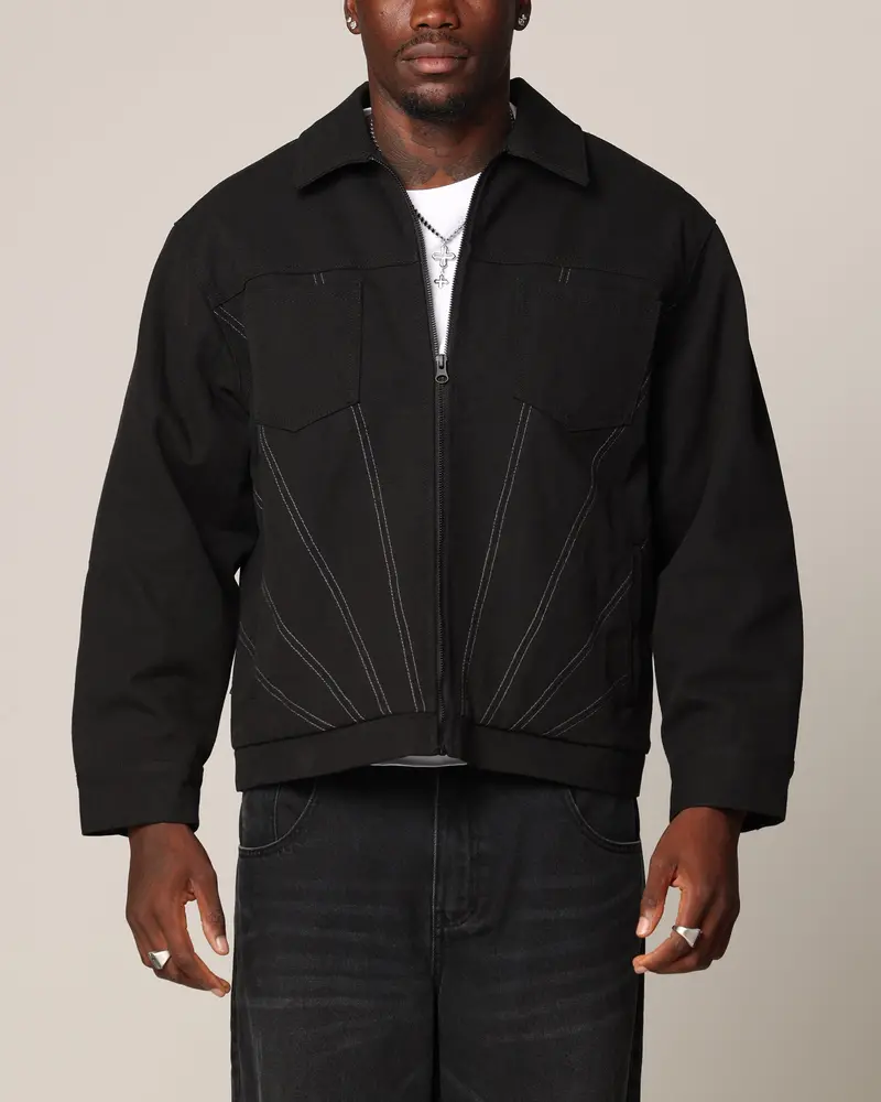 Saint Morta Rising Sun Work Jacket Black 1