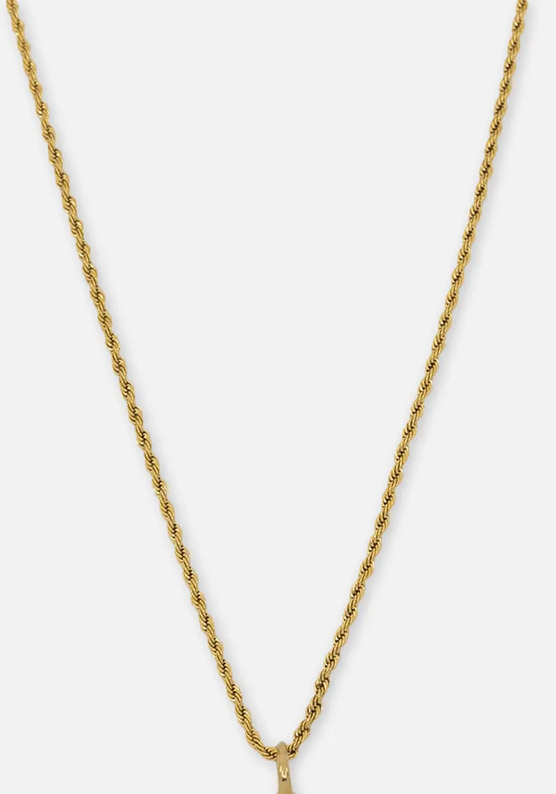Saint Morta Rose Pendant Gold 1