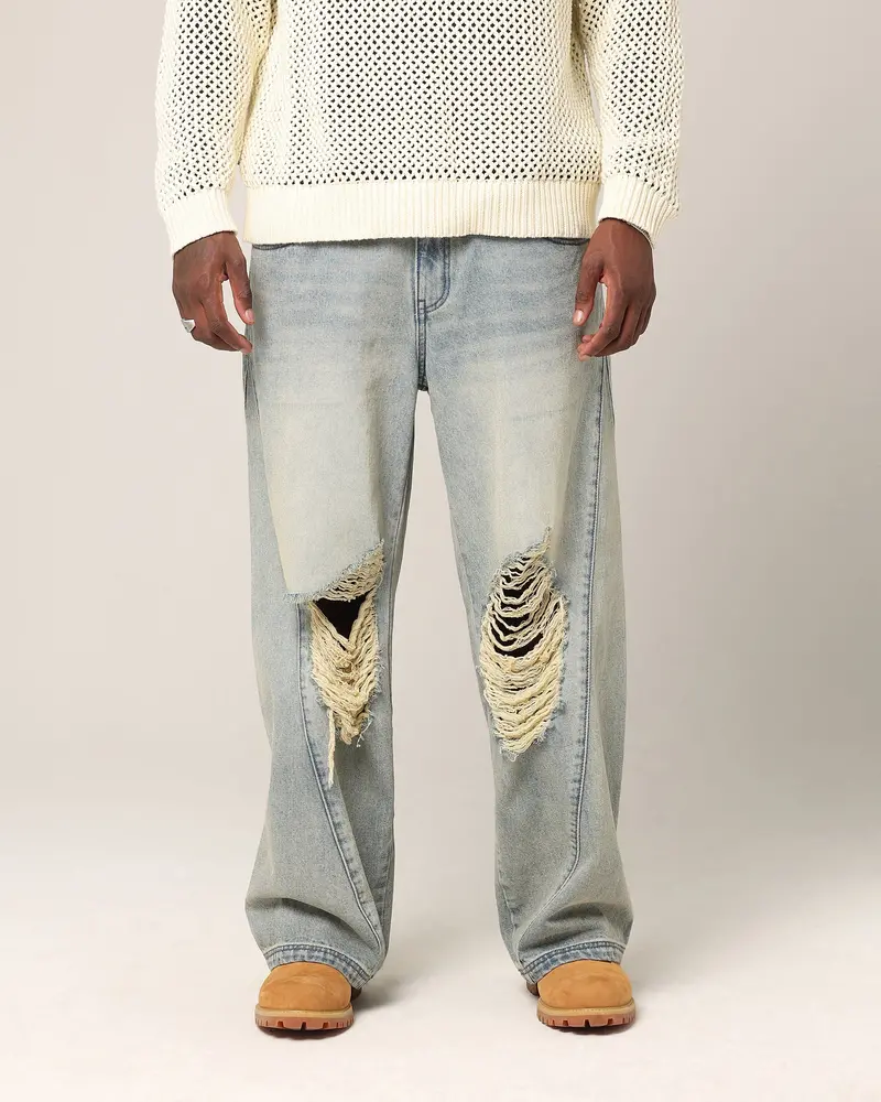 Saint Morta Ruin Amplus Jeans Dirty Blue 1