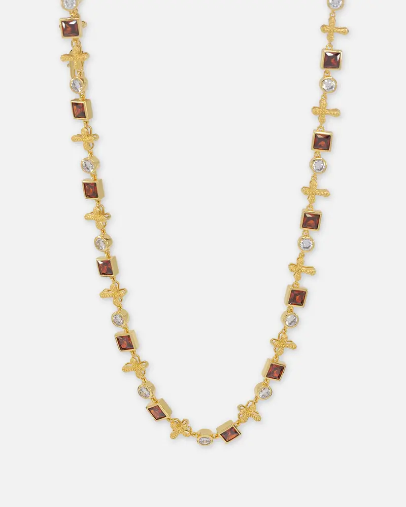 Saint Morta Sanctuary Stone Chain Gold/Garnet 1