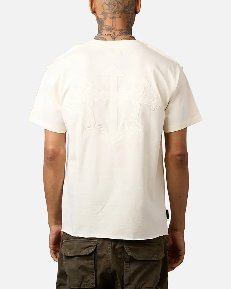 Saint Morta Sorrows Cut T-Shirt Off White 1