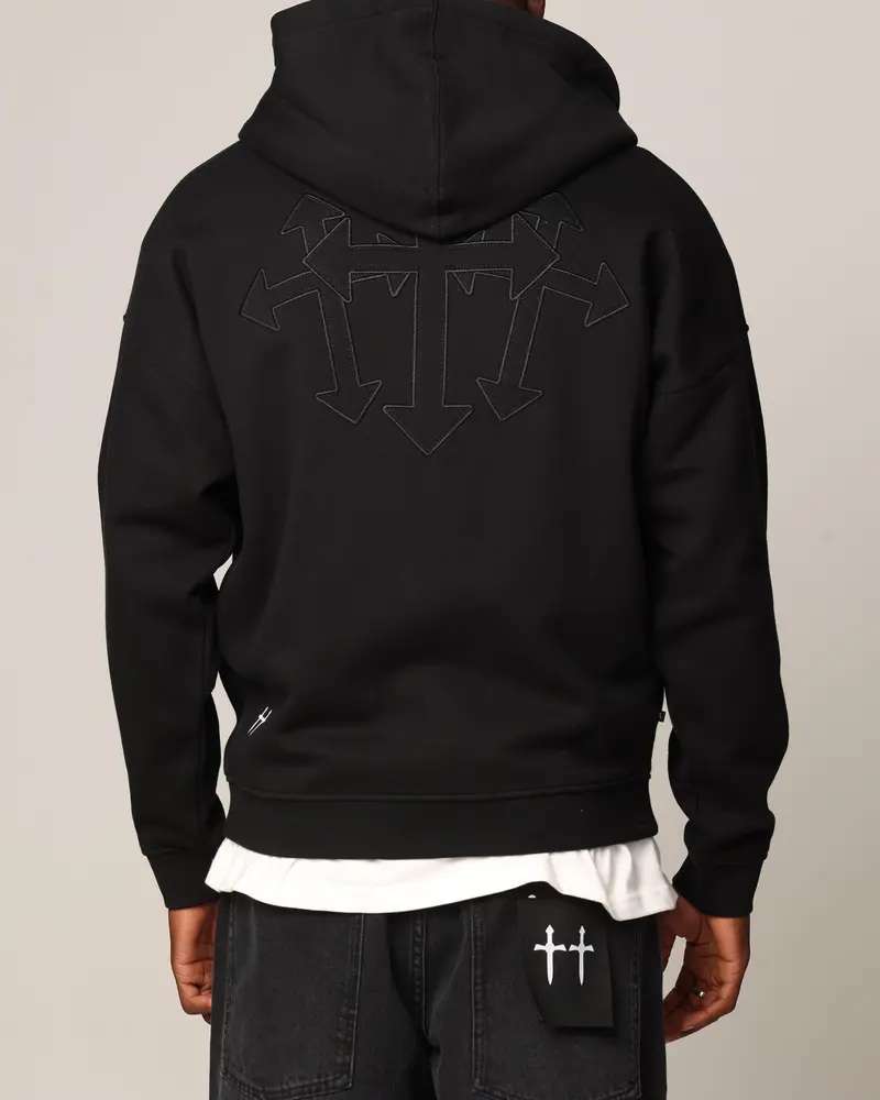 Saint Morta Sorrows Zip Hoodie Black 1