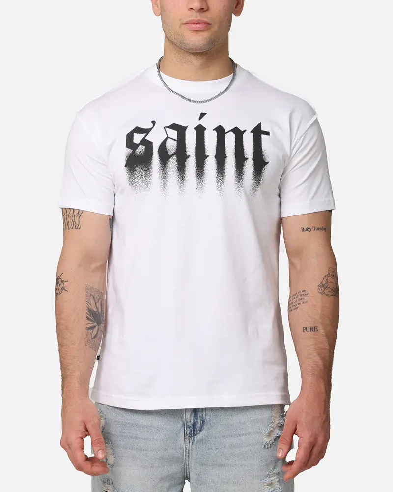 Saint Morta Spray Lafayette T-Shirt White 1