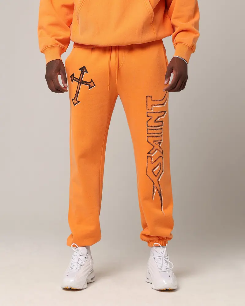Saint Morta Ssix Sweat Pants Orange 1