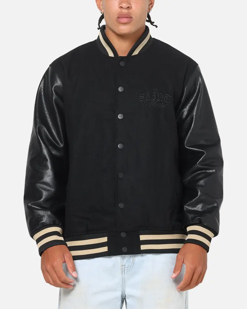 Saint Morta Valhala Varsity Jacket Black 1