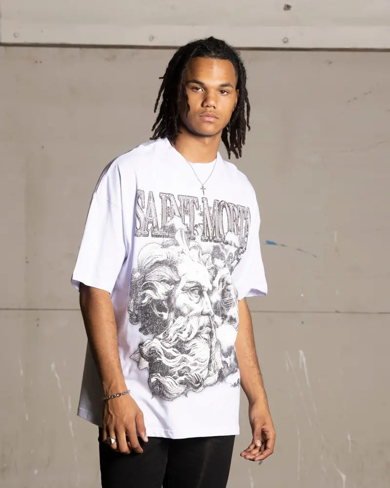 Saint Morta Zeus Boxy T-Shirt White 2