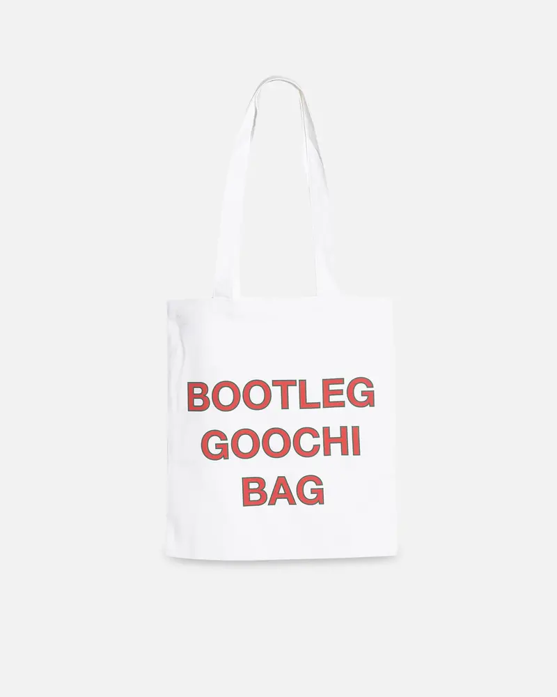 Secret Club Bootleg Goochi Tote Bag Creme 1