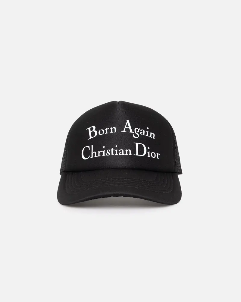 Secret Club Born Again Christian Dior Trucker Snapback Black 1
