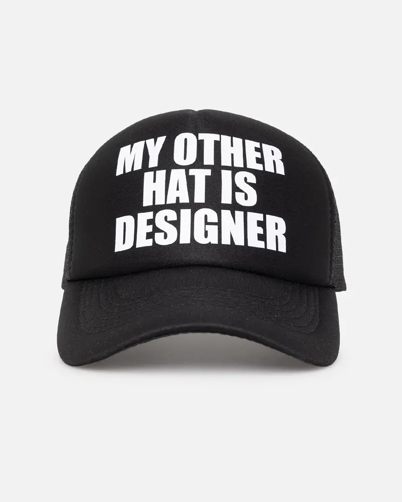 Secret Club My Other Hat Trucker Snapback Black 1