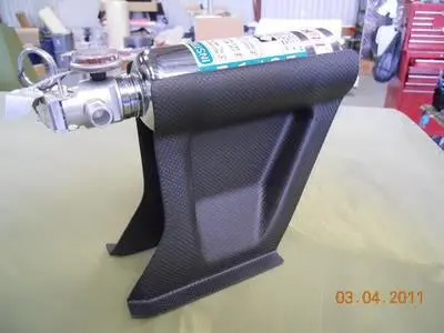 Side X Side Fire Extinguisher Armrest (Carbon Fiber) 1